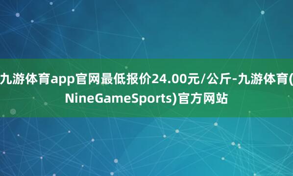 九游体育app官网最低报价24.00元/公斤-九游体育(NineGameSports)官方网站