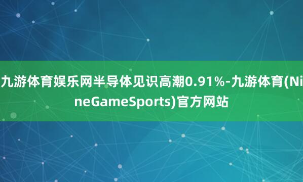 九游体育娱乐网半导体见识高潮0.91%-九游体育(NineGameSports)官方网站